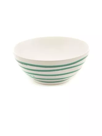 GMUNDNER KERAMIK | Saladier rond "Vert flammé" 20cm | 